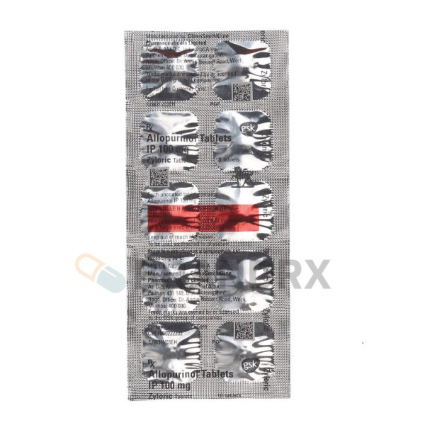 Zyloric 100 mg Glaxosmithkline
